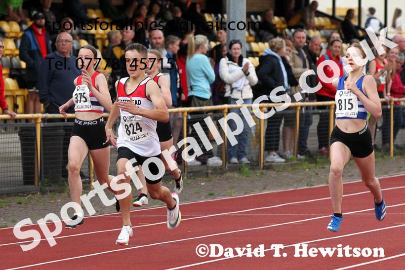 200 metres, 2021 North East Grand Prix 6, Monkton, Wednesday, August 4th. Photo: David T. Hewitson/Sports for All Pics